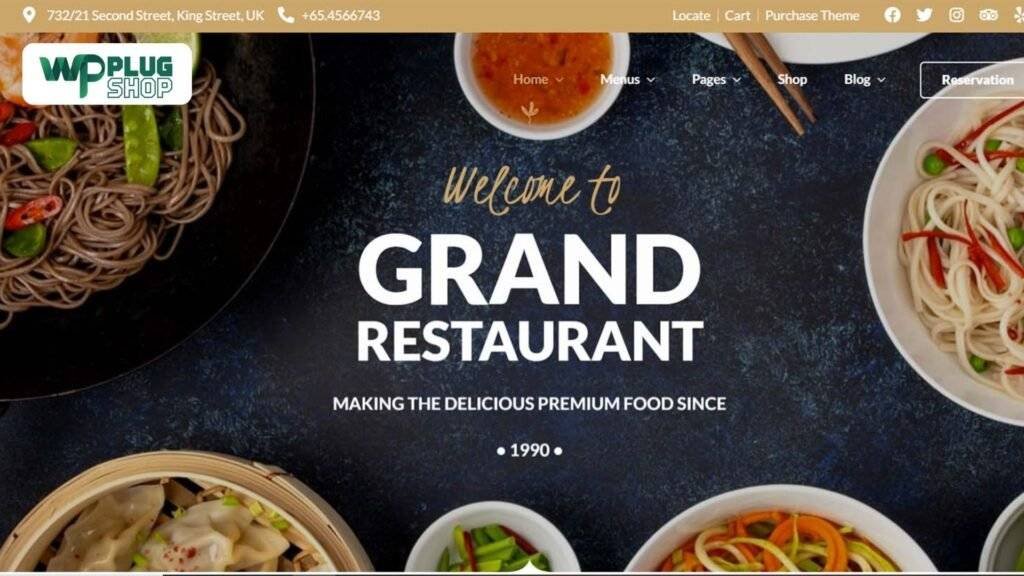 Grand Restaurant WordPress