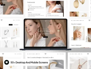 Gemjewel - Jewelry Ecommerce Website Framer Template