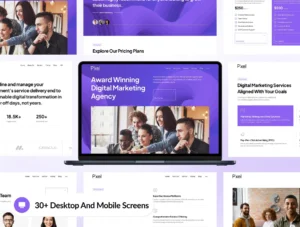 Pixel - Marketing Agency Website Framer Template