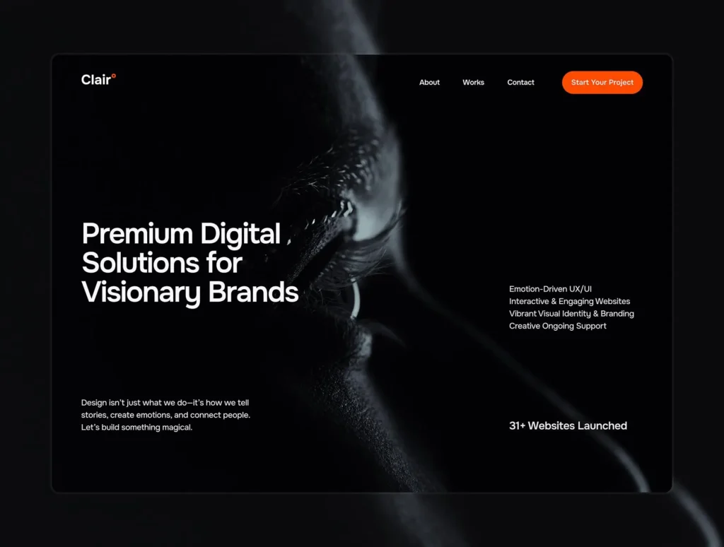 Clair - Premium Agency Website Template