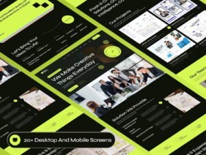 Sln - Digital Agency Website Framer Template | One Time Payment | Unlimited Sites | SEO optimized Template | Premium Design Framer Template