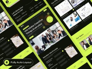 Sln - Digital Agency Website Framer Template | One Time Payment | Unlimited Sites | SEO optimized Template | Premium Design Framer Template