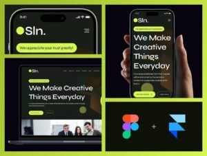Sln - Digital Agency Website Framer Template | One Time Payment | Unlimited Sites | SEO optimized Template | Premium Design Framer Template