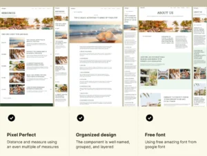 Mahagera - Resort Hotel Website Design Template | Lifetime Access | Original Files with concepts