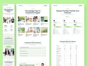 Coinest - Finance Management SaaS Website Framer Template