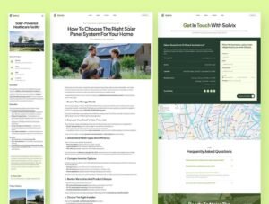 Solvix - Solar Panel Technology Website Framer Template
