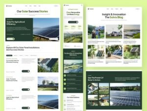 Solvix - Solar Panel Technology Website Framer Template
