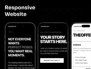Lukasz Milwosz - Photographer Services Landing Page