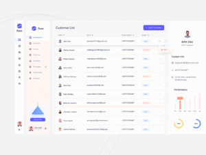 Base SaaS Dashboard UI Kit