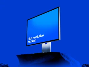 Display Monitor Mockup Set