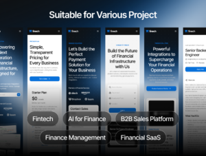 Finech - Finance and SaaS Website Framer Template