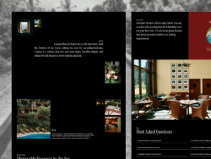 CASANA - Hotel & Resort Framer Template