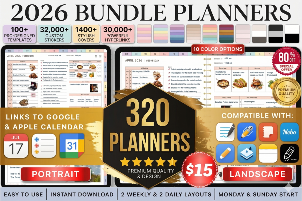 All-in-One Digital Planner, Goodnotes