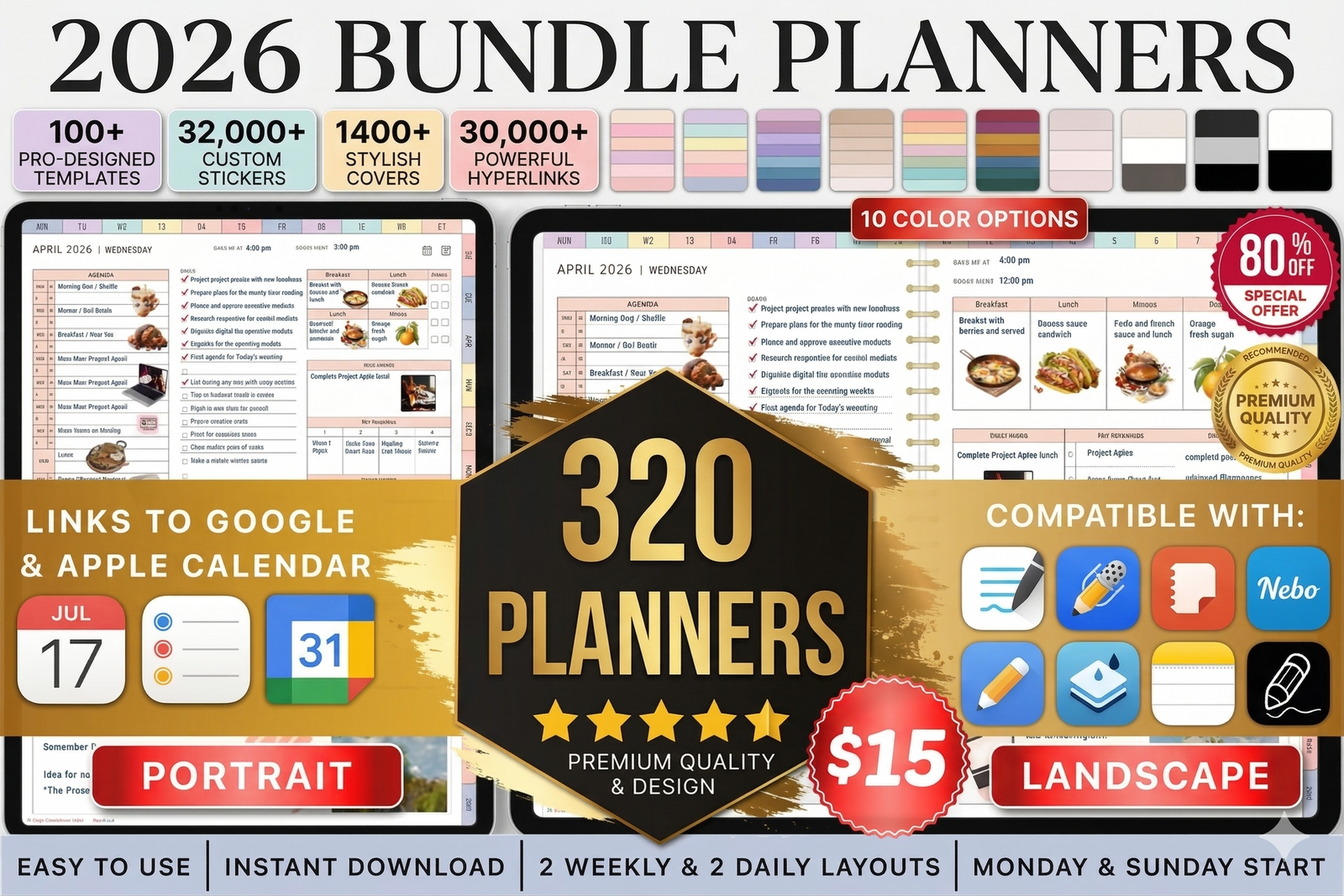 All-in-One Digital Planner, Goodnotes