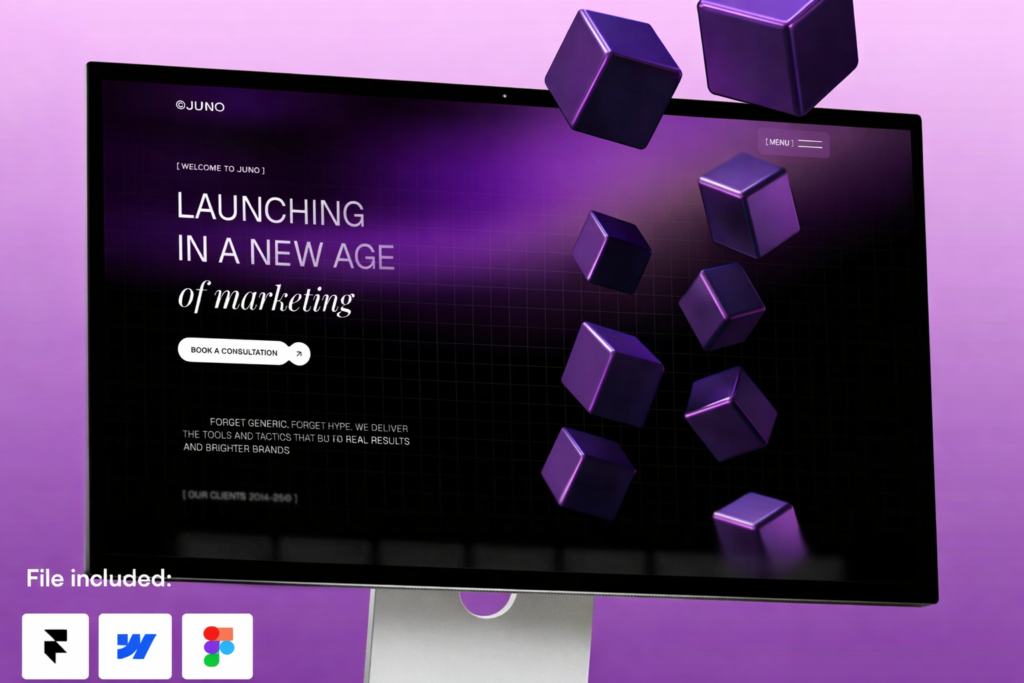 Junno - Webflow and Framer Template (For Webflow + Framer (Both Versions Included)
