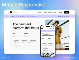 Finntech Website Templates | Premium Fintech Figma Website Templates & Modular UI Kit