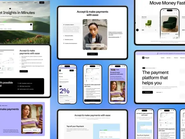 Finntech Website Templates | Premium Fintech Figma Website Templates & Modular UI Kit