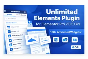 Unlimited Elements Plugin for Elementor Pro 2.0.5 GPL
