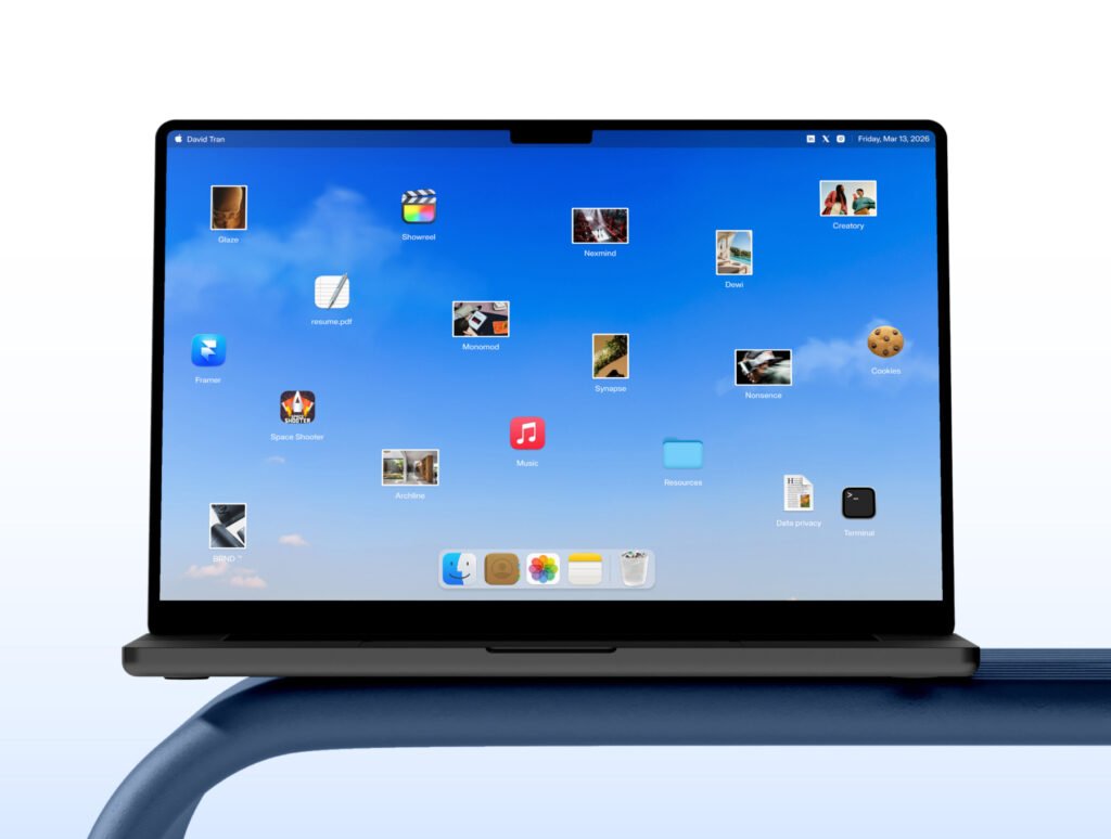 Dockfolio — MacOS Portfolio Experiencee