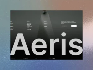 Aeris — Portfolio Framer template