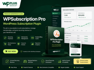 WPSubscription Pro – WordPress Subscription Plugin