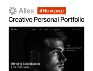 Creative Personal Portfolio Framer Template