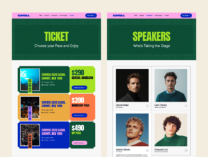 Event & Conference Framer Website Template