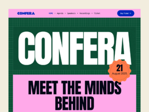 Event & Conference Framer Website Template