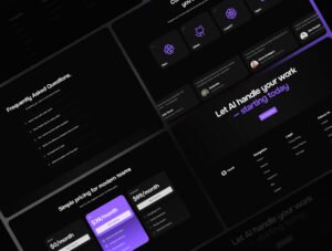 FlowAI – AI SaaS & Automation Framer Templatee