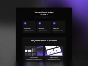 FlowAI – AI SaaS & Automation Framer Templatee