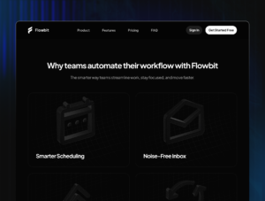 Flowbit - Premium AI SaaS Template