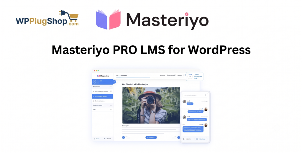 Masteriyo Pro LMS for WordPress – Advanced Online Course Builder Plugin