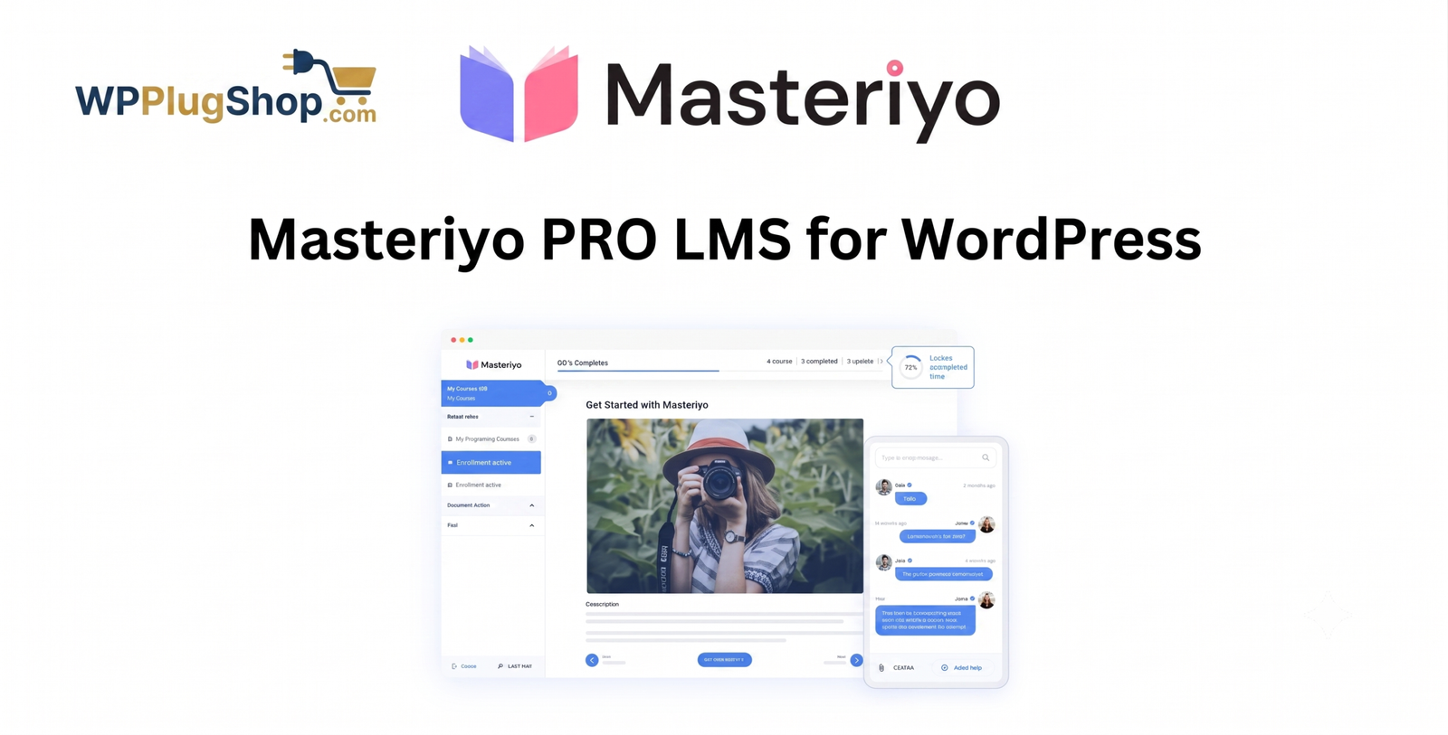 Masteriyo Pro LMS for WordPress – Advanced Online Course Builder Plugin