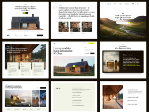 Hut — Luxury Modular Living Framer Template Design