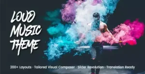Loud – Modern WordPress Theme for the Music Industry