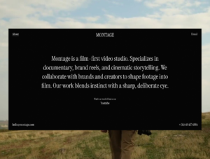 Montage | Framer Portfolio Template