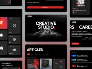 Peak Studio - Bold Creative Agency Framer Template