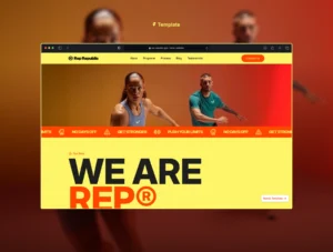 Rep Republic - Premium Gym & Fitness Studio Templatee