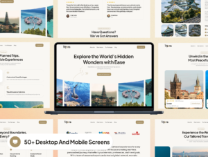 Tripora - Travel Agency Website Framer Template