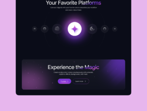 Video Editor SaaS Framer Website Templatee