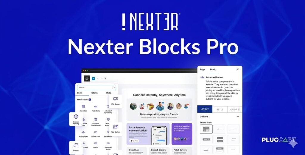Nexter Blocks Pro GPL License v4.7.5 – Gutenberg Blocks Plugin