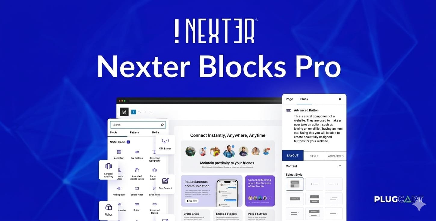 Nexter Blocks Pro GPL License v4.7.5 – Gutenberg Blocks Plugin