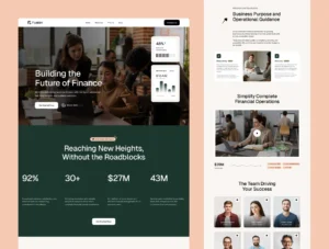 Fusion – SaS, Banking & Investment Framer Template