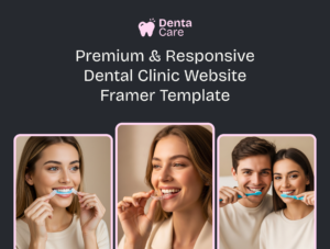 DentaCare - Dental Clinic Framer Website