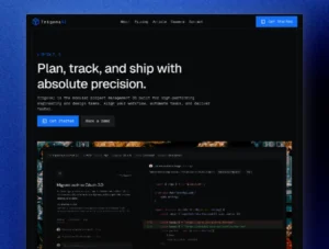 TrigonAI - Project Management SaaS Template Framer