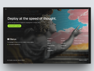 Berux - Developer SaaS & AI Tool Framer Template
