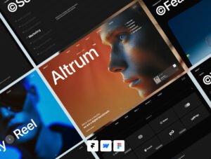 Altrum™ - Framer, Webflow and Figma Template
