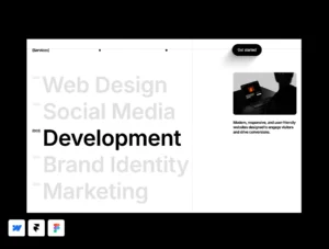 Mōno™ - Framer, Webflow and Figma Templatee