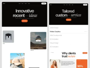 Aáxon – Personal Portfolio & Agency Websitee