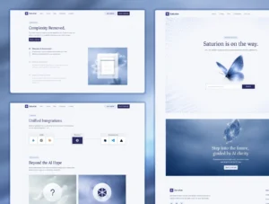 Saturion — AI Automation Agency Framer Templatee